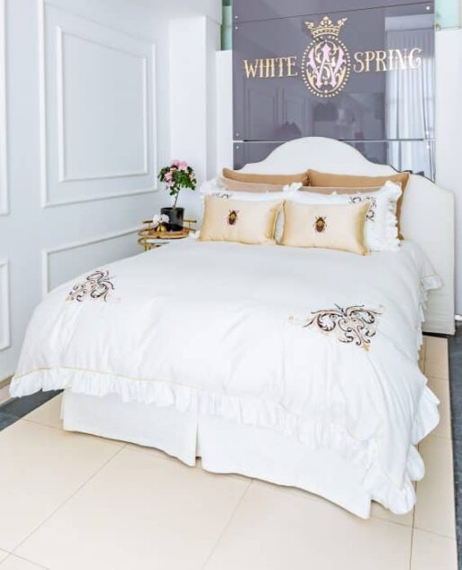 Luxury Bed Linen Set "Mustard and Brown" - Image 5