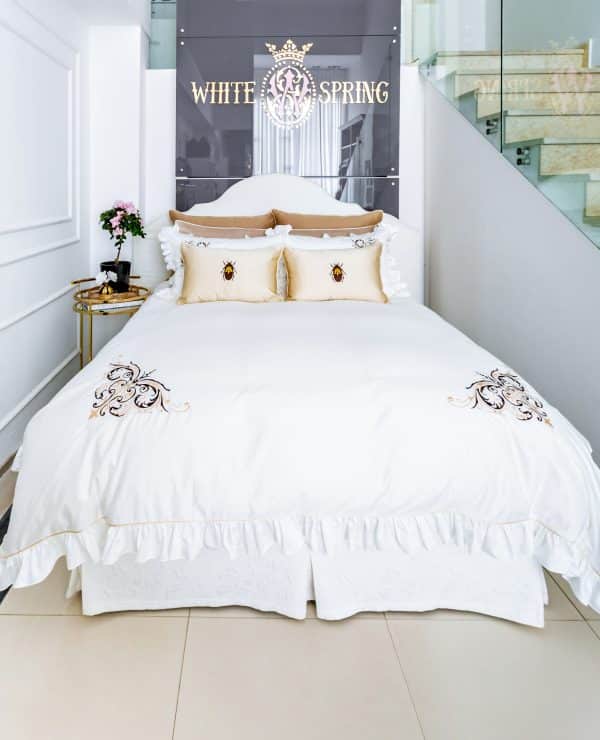 Luxury Bed Linen Set "Mustard and Brown" - Image 7