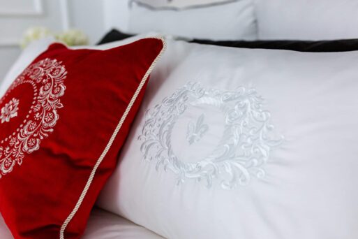 Pillow Case "White Barocco" - Image 2