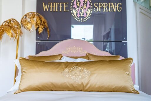 Long pillow "Beauty of Gold"