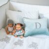 Aquamarine pillow with Letter - Image 3