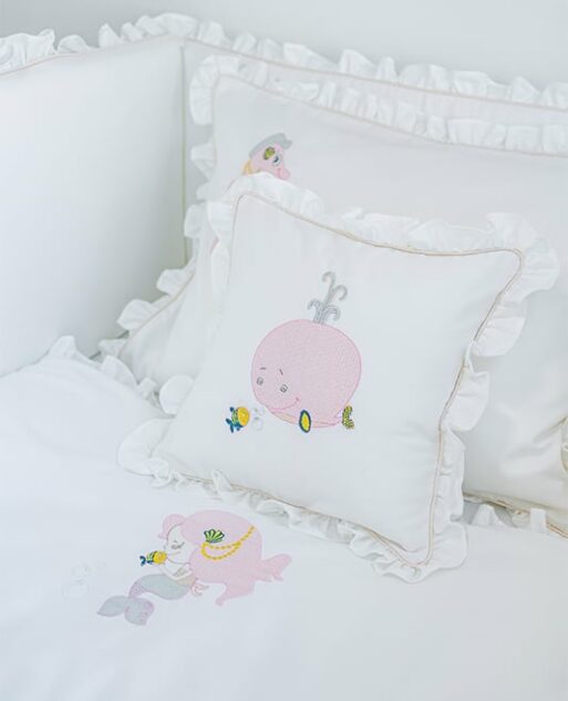 Pillow "Pink Whale"