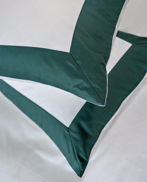 Pillow Case "Emerald Border"