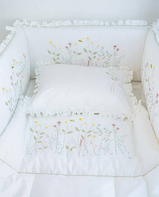 Luxury Baby Bedding "Summer Breeze Garden" - Image 3