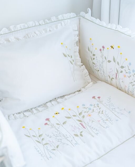 Luxury Baby Bedding "Summer Breeze Garden" - Image 4