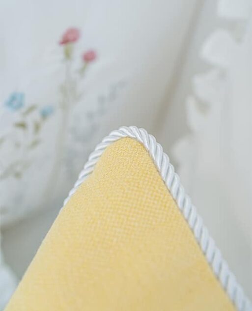 "Sunlit Floral Charm" Pillow - Image 3