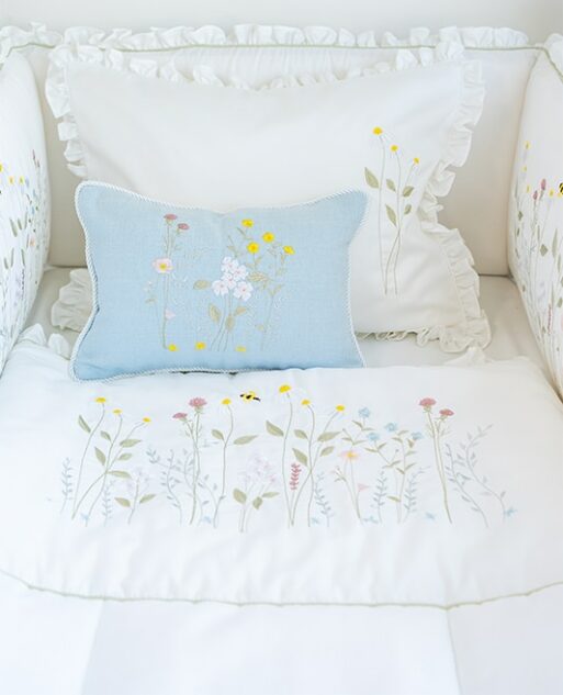 "Sky Petal Elegance" Pillow - Image 5