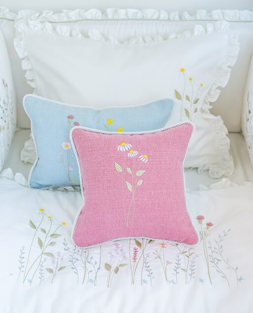 Pink Pillow "Petite Blossom Whisper" - Image 4