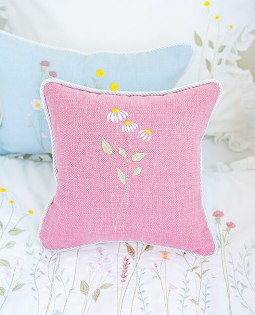 Pink Pillow "Petite Blossom Whisper"