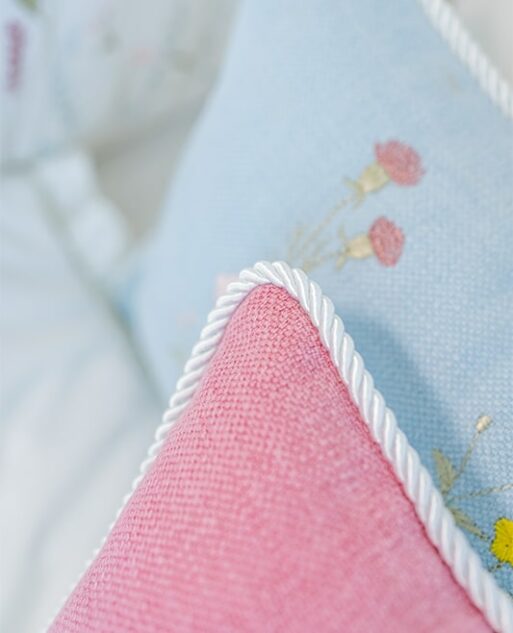 Pink Pillow "Petite Blossom Whisper" - Image 2