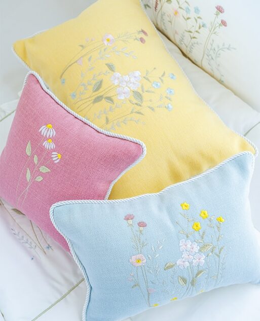"Sky Petal Elegance" Pillow - Image 6