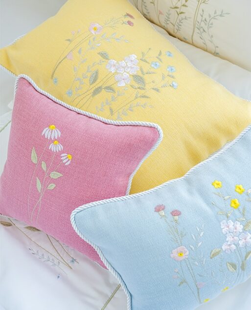 "Sunlit Floral Charm" Pillow - Image 5