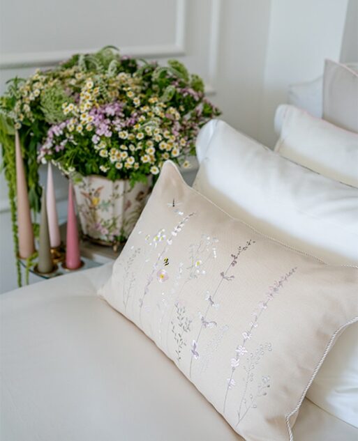 "Blooming Serenity" Cushion