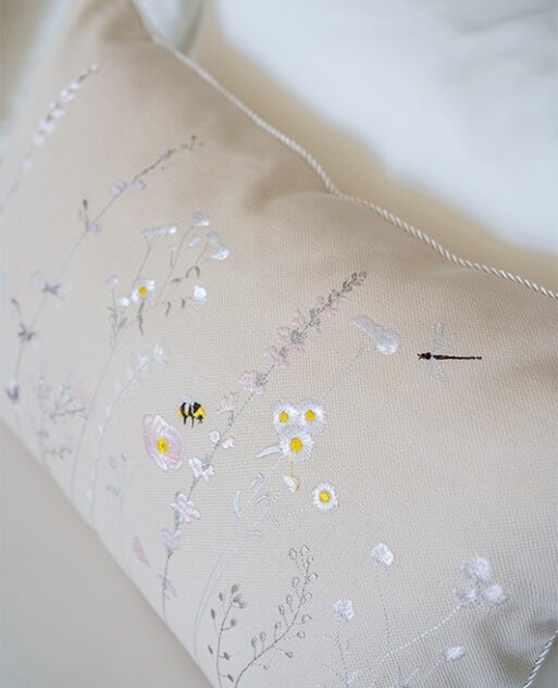 "Blooming Serenity" Cushion - Image 4