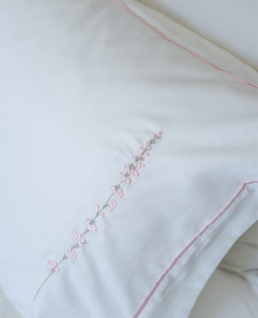 "Rosy Petal Embrace" Pillowcase
