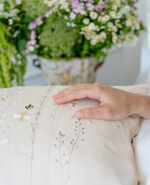 "Blooming Serenity" Cushion - Image 2