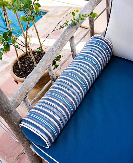 Riviera Stripe Side Support Cushion