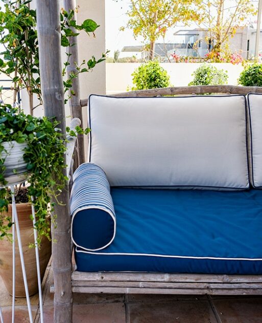Denim Finish Backrest Cushion - Image 3