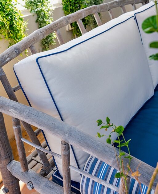 Denim Finish Backrest Cushion - Image 4