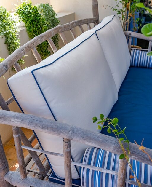 Denim Finish Backrest Cushion