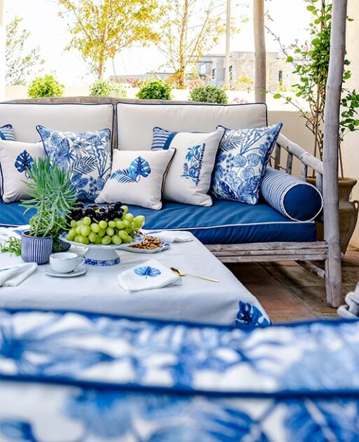 Riviera Stripe Side Support Cushion - Image 4