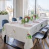 3 Tropical Elegance Hemstitch Linen Napkins - Image 7