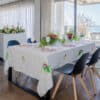 3 Tropical Elegance Hemstitch Linen Napkins - Image 5