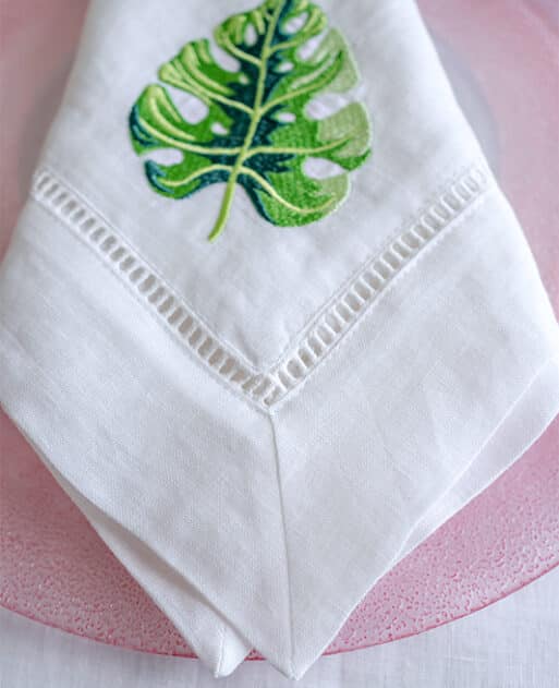 Broadleaf Harmony Double-Layered Linen Napkin - Image 4