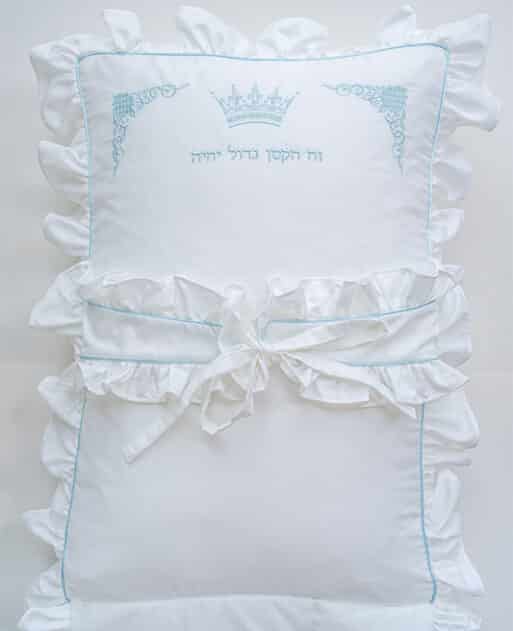 Luxury Brit Milah Pillow "Light Blue" - Image 5