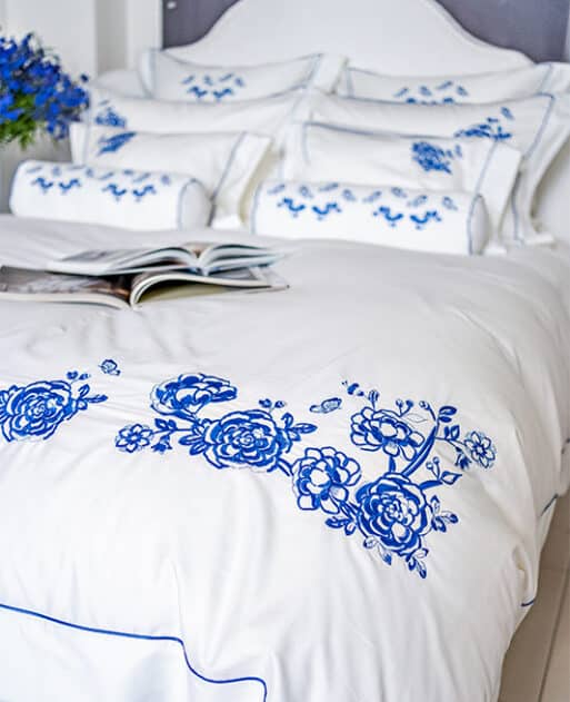 Luxury Bedding Set "Azure Blossom" - Image 4