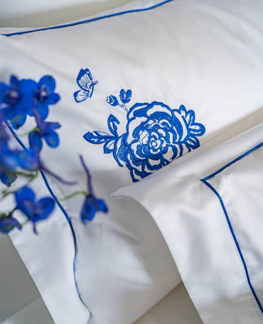 Luxury Bedding Set "Azure Blossom" - Image 5