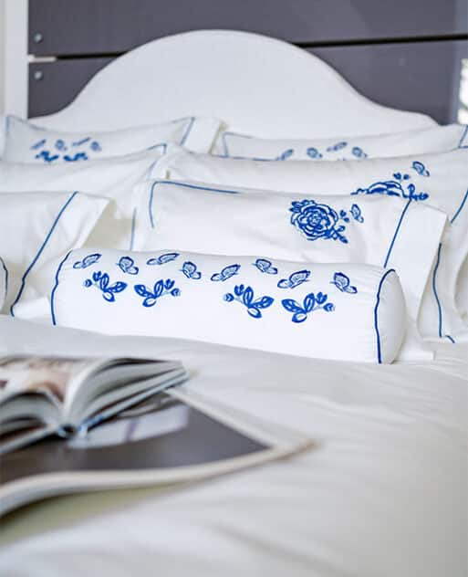 Decorative Pillow "Blue Butterfly" - Image 3
