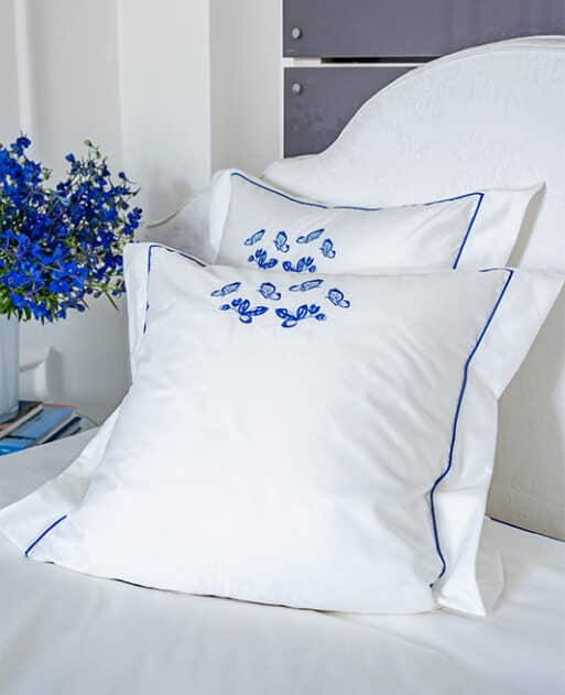 Oversize Pillowcase "Azure Flutter Cushions"