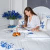 Duvet Cover "Azure Blossom" - Image 2
