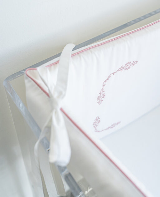 Crib Bumper "Vintage Blush" / מגן ראש ״ וינטג׳״ - Image 2