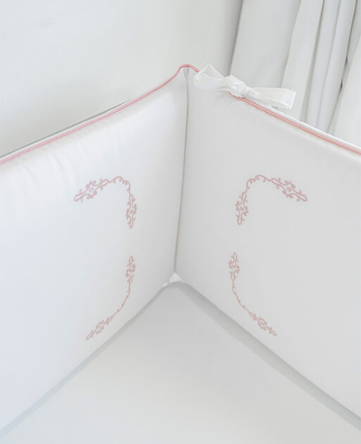 Crib Bumper "Vintage Blush" / מגן ראש ״ וינטג׳״ - Image 4