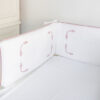 Crib Bumper "Vintage Blush" - Image 3