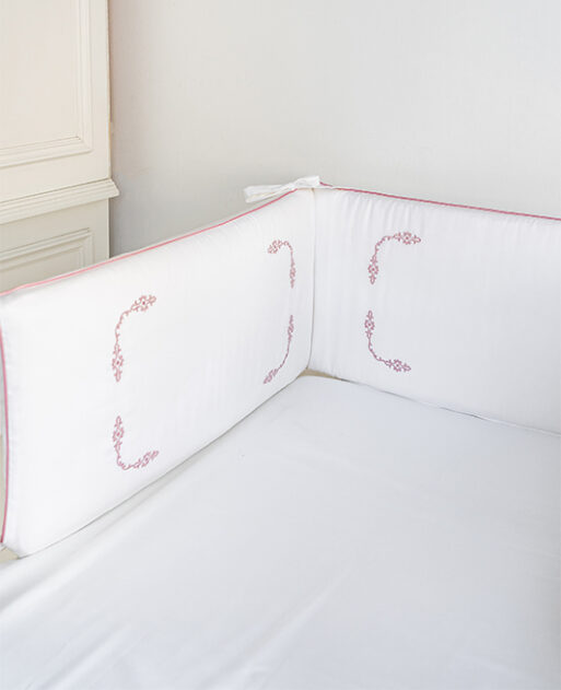 Crib Bumper "Vintage Blush" / מגן ראש ״ וינטג׳״ - Image 3