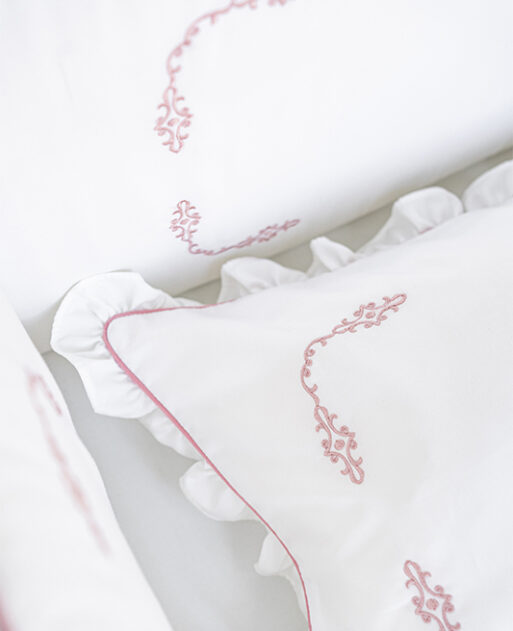 Baby Pillowcase "Vintage Blush" / ציפית לכרית תינוק - Image 2