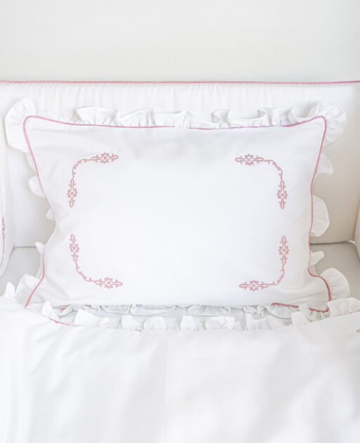 Baby Pillowcase "Vintage Blush" / ציפית לכרית תינוק