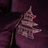 Imperial Bordeaux Velvet Pillow - Image 2