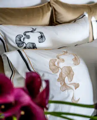 Kyoto's Golden Whisper Pillowcase