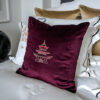 Imperial Bordeaux Velvet Pillow - Image 4