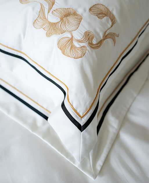Kyoto's Golden Whisper Pillowcase - Image 2
