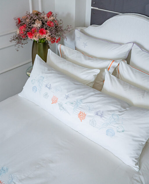 "Oceanic Harmony" Long Pillow - Image 4
