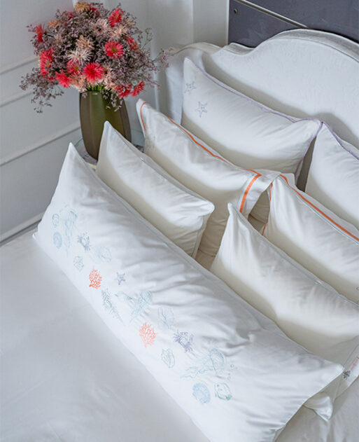 "Oceanic Harmony" Long Pillow - Image 2