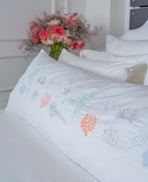 "Oceanic Harmony" Long Pillow
