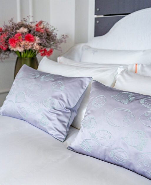 "Aqua Gleam" Decorative Pillow - Image 2