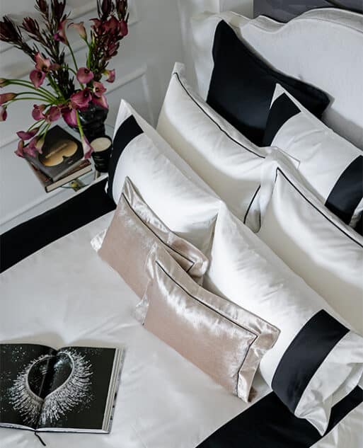 Black & White Luxe Pillowcase - Image 2