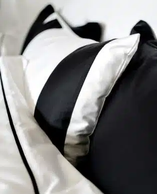 Black & White Luxe Pillowcase